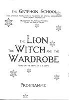 The Gryphon School Presents The Lion, The Witch & The Wardrobe 2015 DVD & BluRay