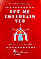 Shine Studios present Let Me Entertain You 2020 DVD/BluRay