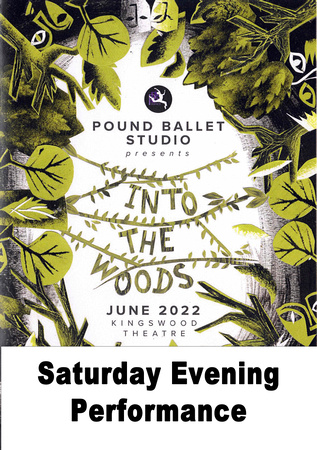 Pound Ballet Studio Presents Into The Woods SATURDAY EVENING
